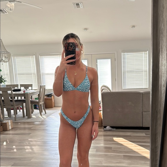 Floral beach set (blue)